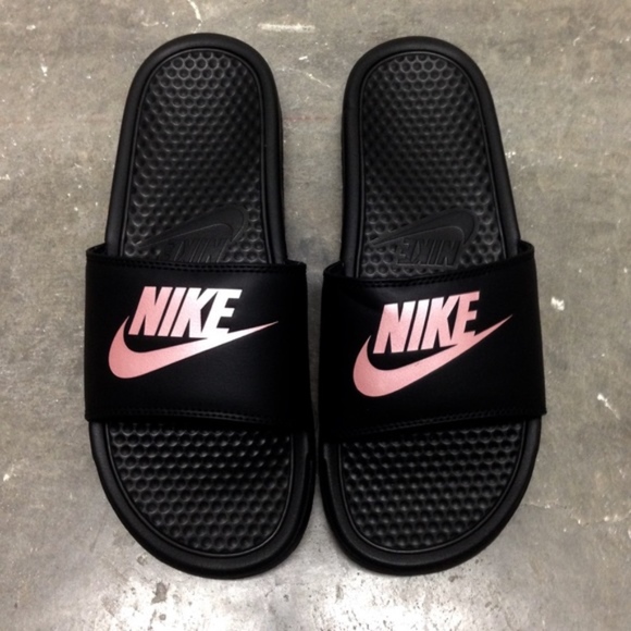 nike benassi jdi rose